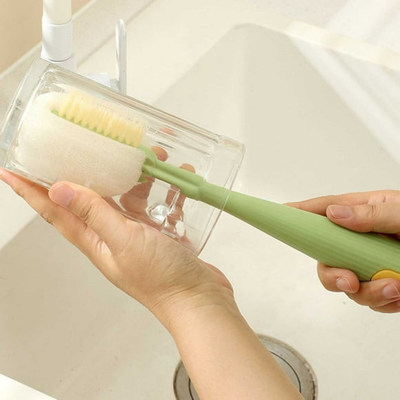 Multifunctional Four In One Long Handle Cup Cleaning Brush Set Special Detachable Bottle Scrubber Tool