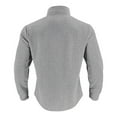 thumbnail image 3 of Mens Quarter Zip Pullover Casual Waffle Sweaters Long Sleeve Standing Collar Top with Pocket, 3 of 7