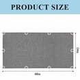 thumbnail image 3 of Vintage Dark Gray Fluorescent Light Covers, Farmhouse Retro Solid Color Linen Texture Magnetic Light Covers for Ceiling Lights, Fluorescent Ceiling Shade for Classroom Bedroom Office 4x2Ft x 2PCS, 3 of 8