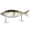 Silver, variant on Riousery Premium Glider Fishing Lures 7.01 inches / 17.8 cm Glide Bait Jointed Swimbait Artificial Hard Baits with Treble Hooks (Solid Black Edition Lure)
