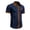 Blue, variant on Goodtrade8 with Pockets T Shirts for Men Summer Short Sleeve Dress Button Down Mens Shirts Business