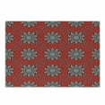 thumbnail image 1 of Mandala Cutting Board, Sketchy Leaves Swirl Ivy Victorian Mesh Design Inspired Image, Decorative Tempered Glass Cutting and Serving Board, Small Size, Vermilion White, by Ambesonne, 1 of 1