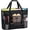 Black, variant on Kabaqoo Mesh Beach Bag, Waterproof Sandproof Mesh Tote Bags for Picnic Travel Pool, Black
