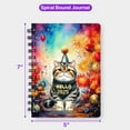 thumbnail image 5 of Hello 2025 Exotic Shorthair Celebrates Happy New Year Firework Balloon Spiral Bound Journal Cat Lover Kitten Owner Gifts 5x7in Spiral Notebook - 02024, 5 of 5