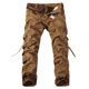 thumbnail image 1 of Pantalones largos para hombre, holgados, multibolsillos, lavados, para exteriores, informales, 1 of 2