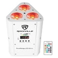 thumbnail image 1 of Rockville RGBWA+UV Rechargeable Wash DJ Up-Light en Blanc (LED RockWedge), 1 of 1