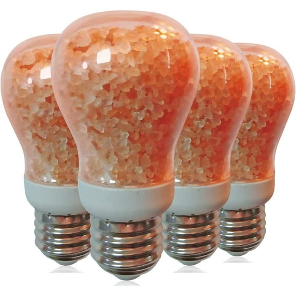 WBM Led Light Bulb, Dimmable Led Salt Light Bulb 7 Watt Indoor Pink Salt Bulb (Pack of 4)