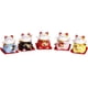 thumbnail image 3 of Mini figuras de gato de la suerte Maneki Neko, juego de 5 gatos sonrientes japoneses Kawaii que ondean verticalmente con decoración del hogar de la fortuna de la suerte, 3 of 4