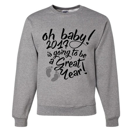 

Custom Party Shop Unisex Oh Baby! New Years Sweatshirt
