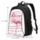 thumbnail image 5 of Disketp Flamingo Mochila de Viaje Estampada para Laptop con Puerto de Carga USB, Mochila Impermeable para Computadora – Regalo para Hombres y Mujeres, 5 of 7