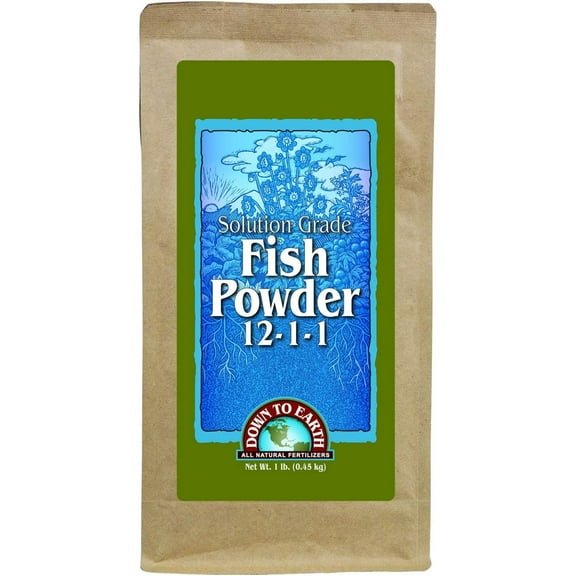 Down to Earth Fish Powder 12-1-1, 1 lb