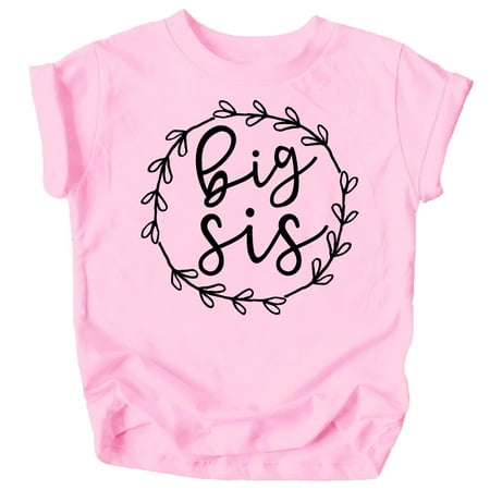 

Olive Loves Apple Big Sis Lil Sis T-Shirts and Bodysuits for Baby and Toddler Girls Sibling Outfits Pink Shirt 12 Months