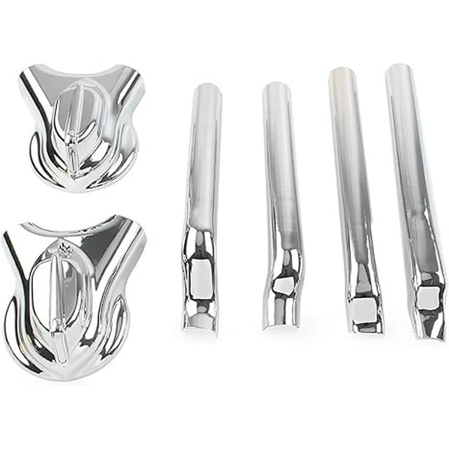 Motorcycle Rear Swingarm Axle Covers Kit 6Pcs for Harley for Softail FXST FLSTC FXS FLS FLSTF FLSTFB FLSTN(Black)
