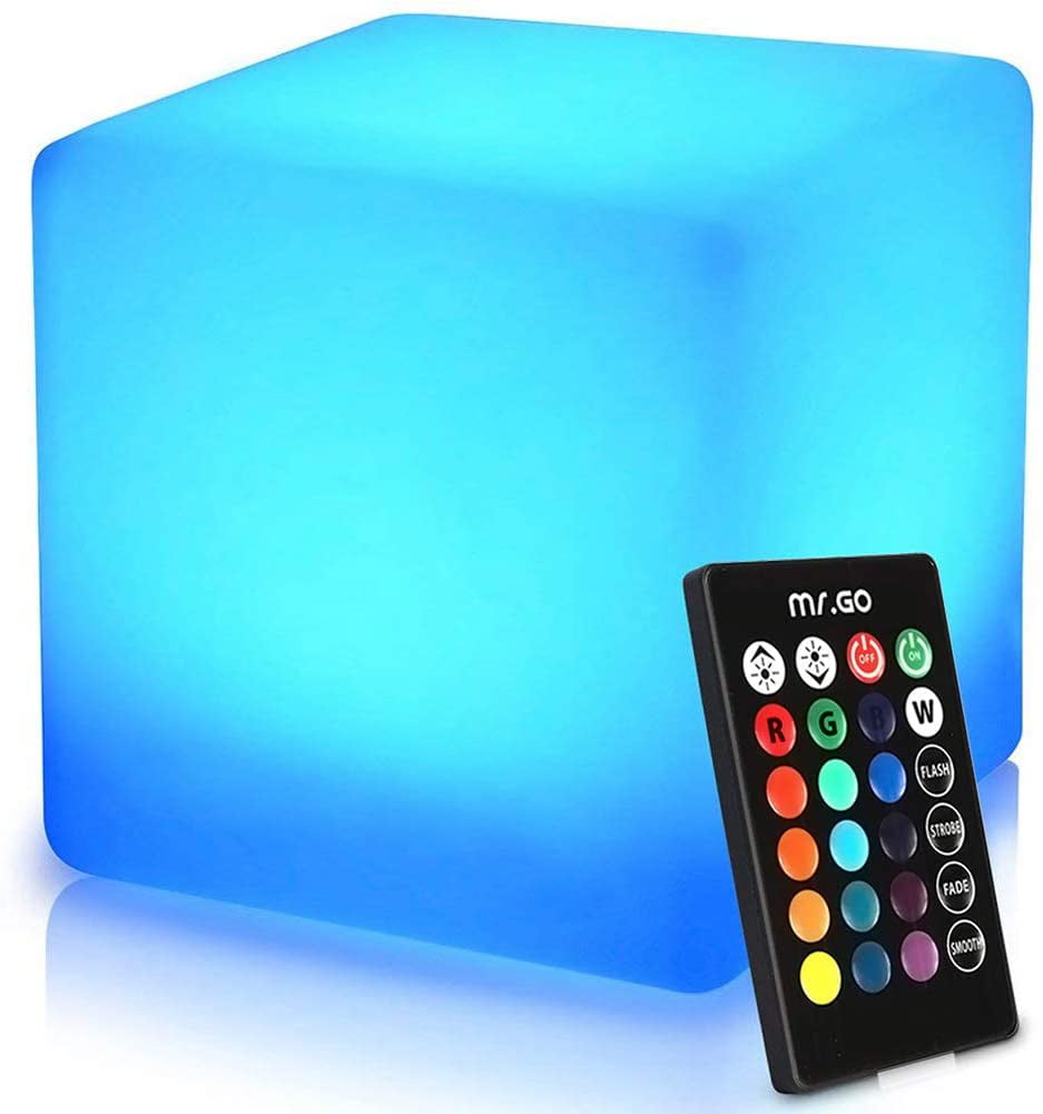 Led Light 4X Remote Control Color Colored Boundery Style Waterproof Efx Accent 