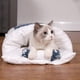 thumbnail image 2 of Orthopaedic Cat Sleeping Bag, Cat Sleeping Bag, Fluffy, Warm, Removable, Washable, Small Pet Bed for Cats, Dogs, 2 of 5
