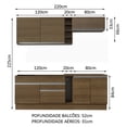 thumbnail image 3 of Cocina Integral Modular Madesa Parma 220cm MM, 3 of 5