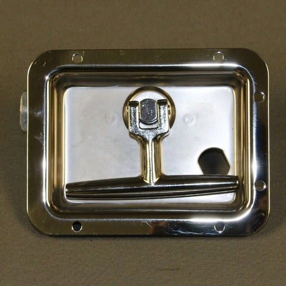 Knapheide 12245387, STAINLESS STEEL TWIST LATCH CURB SIDE