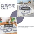 thumbnail image 5 of BNM Path Road Non-Slip Kids Washable Indoor Area Rug, 5' 7" x 8' 9", Ivory, 5 of 13