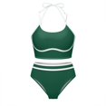 thumbnail image 5 of XIYON Bikini Sets For Women High Waisted Bikini Color Block Two Piece 2026 Swimsuit Sporty Adjustable Straps Bathing Vacation Outfits Swimwear 2026, 5 of 5