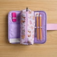 thumbnail image 4 of Disney Princess Utility Pencil Pouch with Zipper Closure, Purple, 4 of 4