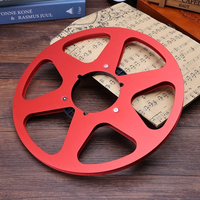 Carrete de cinta vacía de 3 piezas 1/4 10 pulgadas universal para Studer ReVox/TEAC/BASF (6 agujeros rojos) Likrtyny Para estrenar