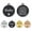 Black, variant on Personalized Round Dog Tags, Free Engraving Custom Pet ID Tags, Dog Cat Puppy ID Name Collar Tag, Multiple Colors & Sizes