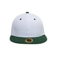 thumbnail image 2 of Top Headwear Flat Bill Adjustable Snapback Cap - White/Green, 2 of 2