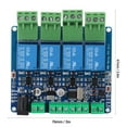 thumbnail image 4 of Professional Relay Output Board, 4-Channel Relay Module Accurate Low Power Consumption Convenient  For RS485/TTL Communication, 4 of 8