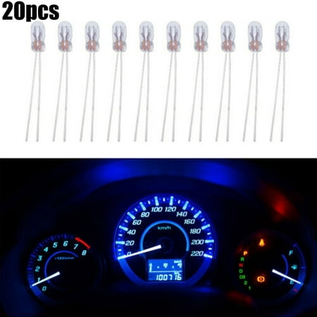

20 Pcs Miniature 5mm 12V Lamp Light Bulb Incandescent Filament T5 halogen bulb