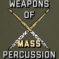 thumbnail image 3 of CafePress - Weapons Of Mass Percussion Dark T Shirt - Men's Classic Graphic Cotton T-Shirt, 3 of 4