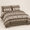 Brown-King, variant on Olive Green Queen 7 Piece Boho Farmhouse Western Bed-in-a-Bag Set