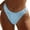 Light Blue, variant on MIASHUI Women Low Waist Bikini Bottoms Ribbed Swim Briefs Full Coverage Bathing Suit Bottom White,S