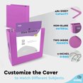 thumbnail image 2 of Enday 2 Inch Binder 3 Ring Binders with Pockets for Home, Office, School Supplies Organization, Purple 12 Pc, 2 of 7