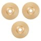 thumbnail image 2 of 3pcs Angle Grinder Polishing Pad Wood Carving Disc Set, 2 of 5