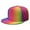 Modern Flat Bil, variant on Unisex Flat Brim Snapback Hat - Mandala Psychedelic Trippy Geometric Abstract Colorful Pattern for Meditation & Healing (Adjustable Streetwear Cap)
