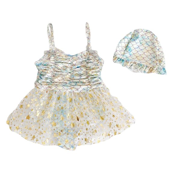 Yunhgft Girl Swimsuit Beach Swimwear Summer Bathing Suit Children Swimsuit for Swim Pool 100cm