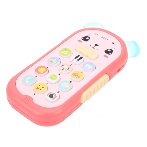 Teléfono de juguete de simulación, teléfono de juguete para bebés, teléfono de juguete para niños, teléfono móvil de máxima fiabilidad