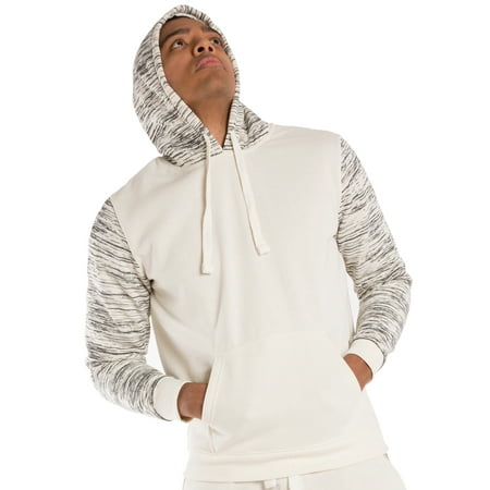- Vibes Men's Fleece Pullover Hoodie Shirts Spacedye Printed Long Sleeve
