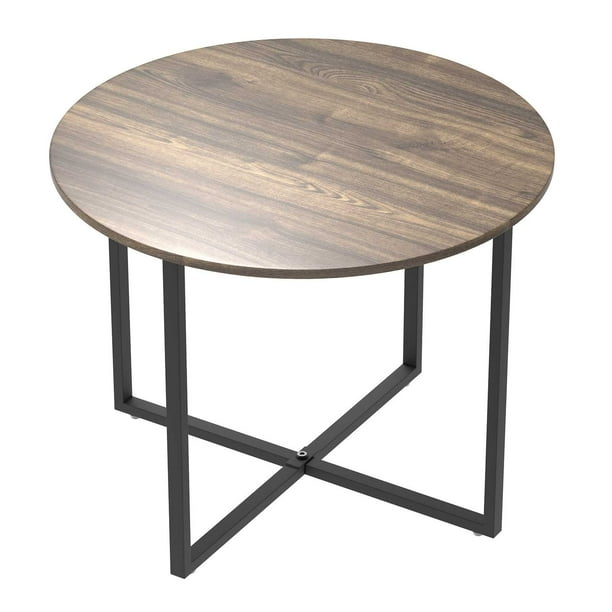 23 6 In Grey Round Coffee Table With Metal Frame Com 23 6 In Grey Round Coffee Table With, Places To Find Coffee Tables