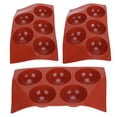 thumbnail image 2 of Molde de silicona semiesférica de 3 piezas para hornear, chocolate caliente, pasteles, postres, gelatina, mousse, L5, 84040, 2 of 14