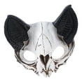 thumbnail image 5 of Gothic Wall Decor Animal Head Sculpture Hanging Ornament Lightweight Bone Texture for Living Room Office Cabinet, 5 of 9