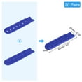 thumbnail image 2 of 20 Pairs Snapback Strap Cover, 7 Holes Plastic Adjustable Hat Snap Buckle Replacement (Dark Blue), 2 of 6