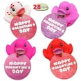 thumbnail image 2 of Joyin 28 Pack Tarjetas de regalo de San Valentín con Mini Juguetes de baño de pato de goma para premios en el aula, Valentine Party Favors Toys JOYIN Ver descripción, 2 of 2
