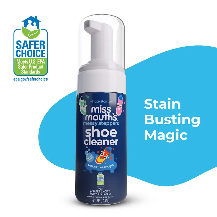 Miss Mouths Messy Stepper Foaming Shoe Cleaner - 4oz - Walmart.com