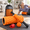 Orange Black, variant on 5-in-1 Exercise Foam Roller Set, Deep Blue, High Density Tools for Fitness and Stretching