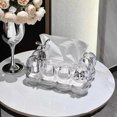 thumbnail image 1 of Transparent Tissue Box Living Room High-end Light Luxury Paper Box Tissue Storage Organizer Home Decoration Creative Napkin Box, 1 of 4