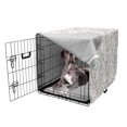 thumbnail image 5 of Woodsy Dog Crate Cover, Hand Drawn Sketches of Various Items, Easy to Use Pet Kennel Cover Small Dogs Puppies Kittens, 7 Sizes, White Multicolor, by Ambesonne, 5 of 6