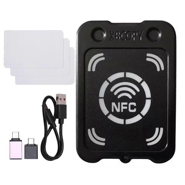 RFID Smart Chip Card Reader Copier+3xCUID Card NFC Encryption Key ...