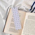 thumbnail image 4 of Kdxio Stripes and Sprigs of Lavender Print Metal Tassel Bookmarks,Perfect Gift for Art Lovers and Bookworms Metal Bookmarks for Women, 4 of 8