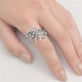 thumbnail image 4 of Fashion Ball Bead Shiny Ring .925 Sterling Silver Band Jewelry Female Male Unisex Size 11, 4 of 4